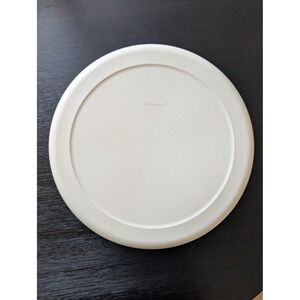 Vintage Tupperware Beige Divided‎ Serving Tray Lid Compartment Picnic Poutluck